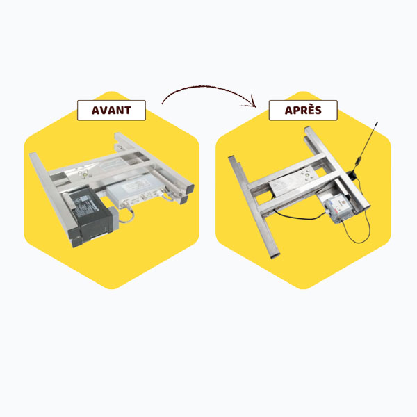 Transformation d'une balance capaz en honeyinstruments